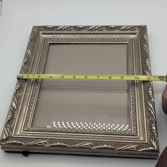 Elegant Silver Ornate Wooden Picture Frame - Picture 7 of 8